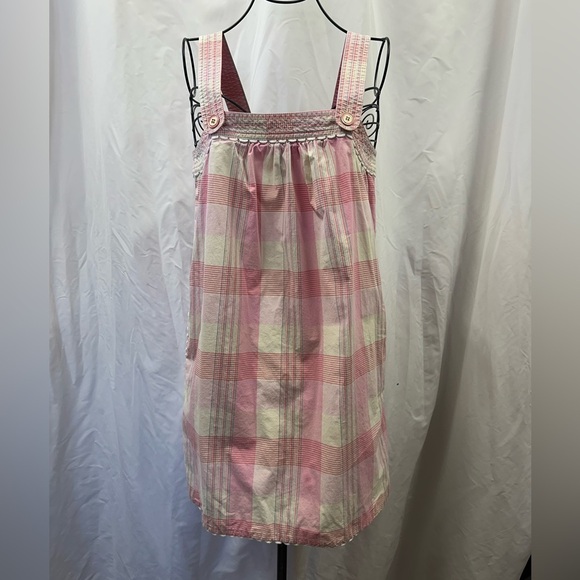 Vintage Juicy Couture pink plaid mini dress size 4 - Picture 1 of 12